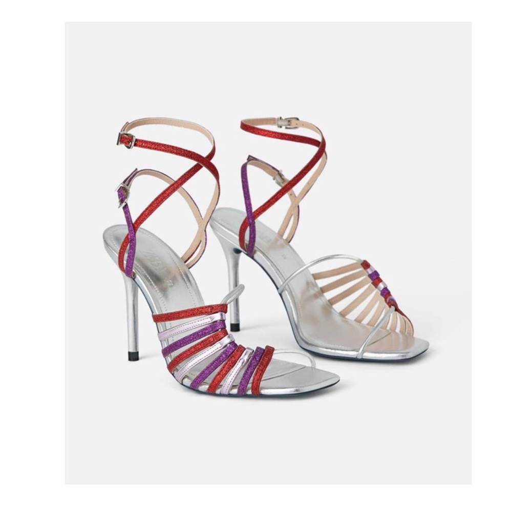 NWT Zara High-heel sandals.